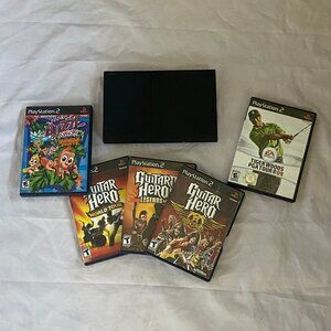 Playstation 2 & 3 Guitar Hero Games Tiger Woods Golf & Jungle Party For Parts